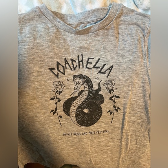 Coachella Tops - Gray Coachella shirt!
